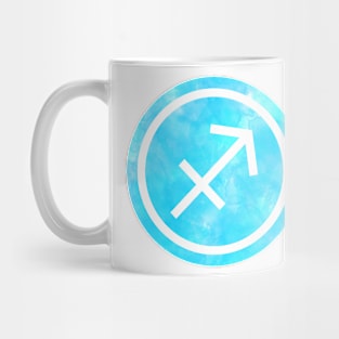 Blue Watercolor Zodiac - Sagittarius Mug